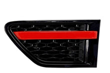 Load image into Gallery viewer, Griglie Centrali e prese d&#39;aria Land Range Rover Sport L320 Facelift (2010-2013) Autobiography Look Nero Red Edition