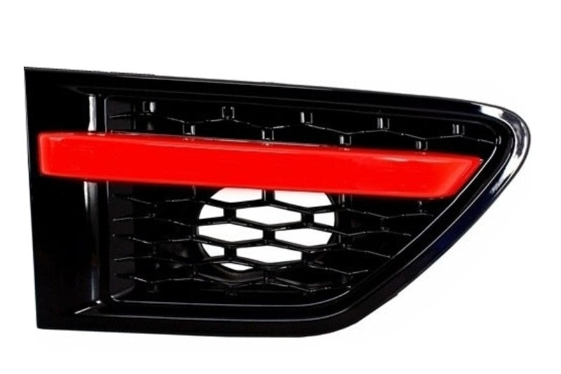 Griglie Centrali e prese d'aria Land Range Rover Sport L320 Facelift (2010-2013) Autobiography Look Nero Red Edition