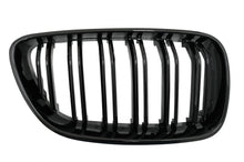 Carica l&#39;immagine nel visualizzatore di Gallery, Griglie Reni Centrali BMW Serie 2 F22 F23 F87 (2014+) Double Stripe M Design Nero Lucido