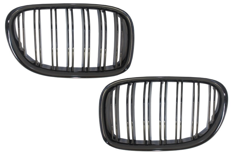 Griglie centrali reni BMW Serie 7 F01 F02 F03 (2008-2015) Double Stripe M Design Nero