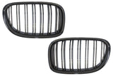 Griglie centrali reni BMW Serie 7 F01 F02 F03 (2008-2015) Double Stripe M Design Nero