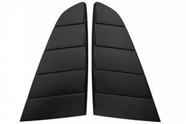 Classic Quarter Side Window Louvers FORD Mustang Mk6 VI Sesta Generazione (2015-2019) Nero Opaco PFT Design