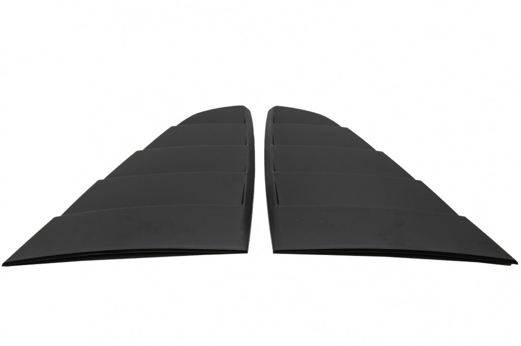 Classic Quarter Side Window Louvers FORD Mustang Mk6 VI Sesta Generazione (2015-2019) Nero Opaco PFT Design