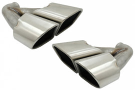 Doppi finali di scarico Porsche Cayenne 92A Facelift (10/2014-2017) Turbo Design