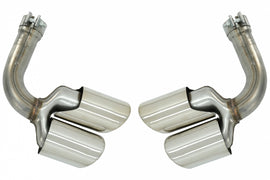 Finali di scarico 4 uscite Porsche Cayenne 9Y0 SUV 3.0 (2018 +) Upgrade to Cayenne S Chrome