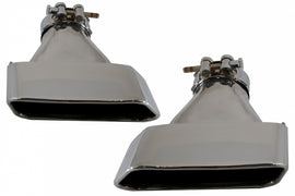 Finali di scarico BMW Serie 5 Sedan Touring F10 F11 F18 550i V8 LCI Square Design