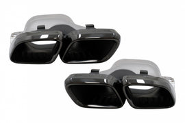 Finali di scarico Mercedes Classe C W205 S205 C205 A205 C63 C63S Facelift (2019 +) nero