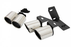 Finali di scarico Audi A4 B8 B9 (2009 +) S4 Quad Design