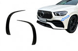 Flap Paraurti Anteriore Mercedes GLE W167 GLE Coupe C167 (2019 +) solo per AMG Sport line paraurti GLE53 Design Nero