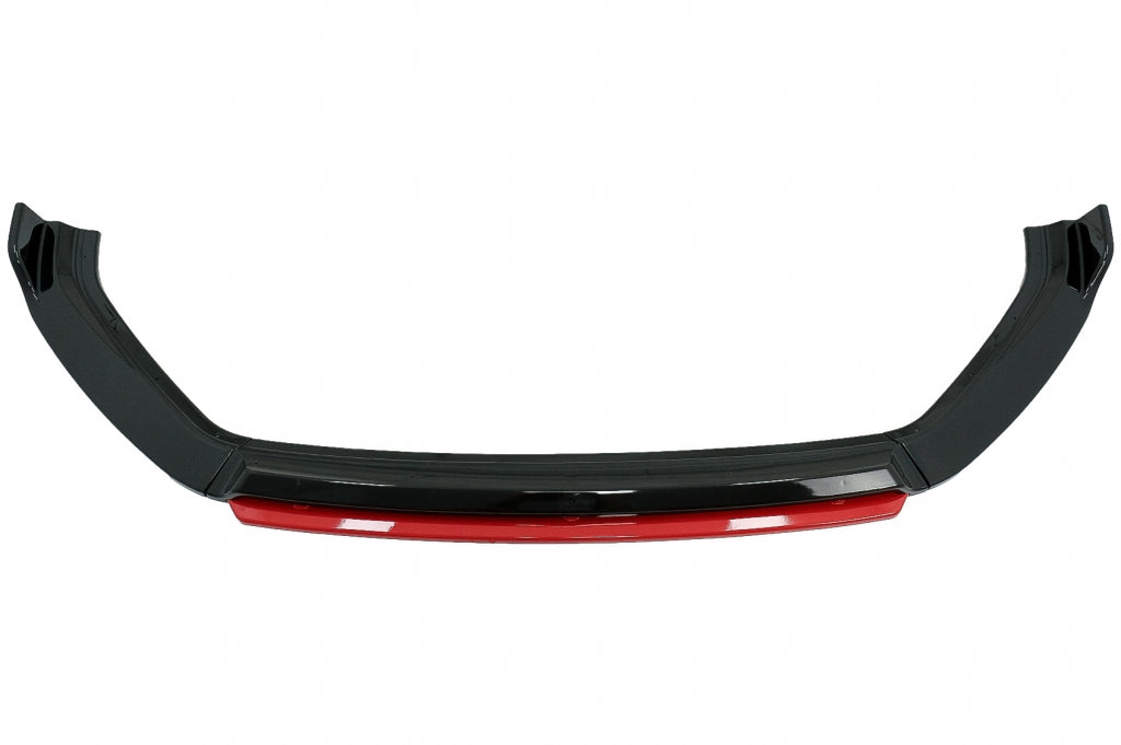Lip Paraurti Anteriore VW Golf MK7.5 Facelift (2017-2020) Nero Lucido / Red