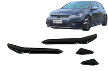 Load image into Gallery viewer, Paraurti Anteriore Side Fins Flaps VW Golf 7.5 5G R Hatchback (2017-2020) Nero