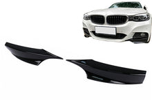 Carica l&#39;immagine nel visualizzatore di Gallery, Splitter Laterali Paraurti Anteriore BMW Serie 3 F34 GT (2013-2020) Nero Lucido