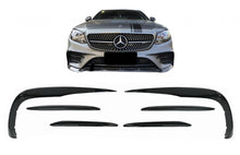 Carica l&#39;immagine nel visualizzatore di Gallery, Lip e flap Paraurti Anteriore Mercedes Classe E W213 S213 C238 A238 Sport Line E53 (2016-2020) Nero Lucido