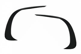 Lip e flap Paraurti Anteriore Mercedes C Class W206 Sport Line (2021+) Nero Lucido