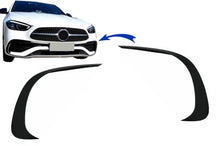 Carica l&#39;immagine nel visualizzatore di Gallery, Lip e flap Paraurti Anteriore Mercedes C Class W206 Sport Line (2021+) Nero Lucido