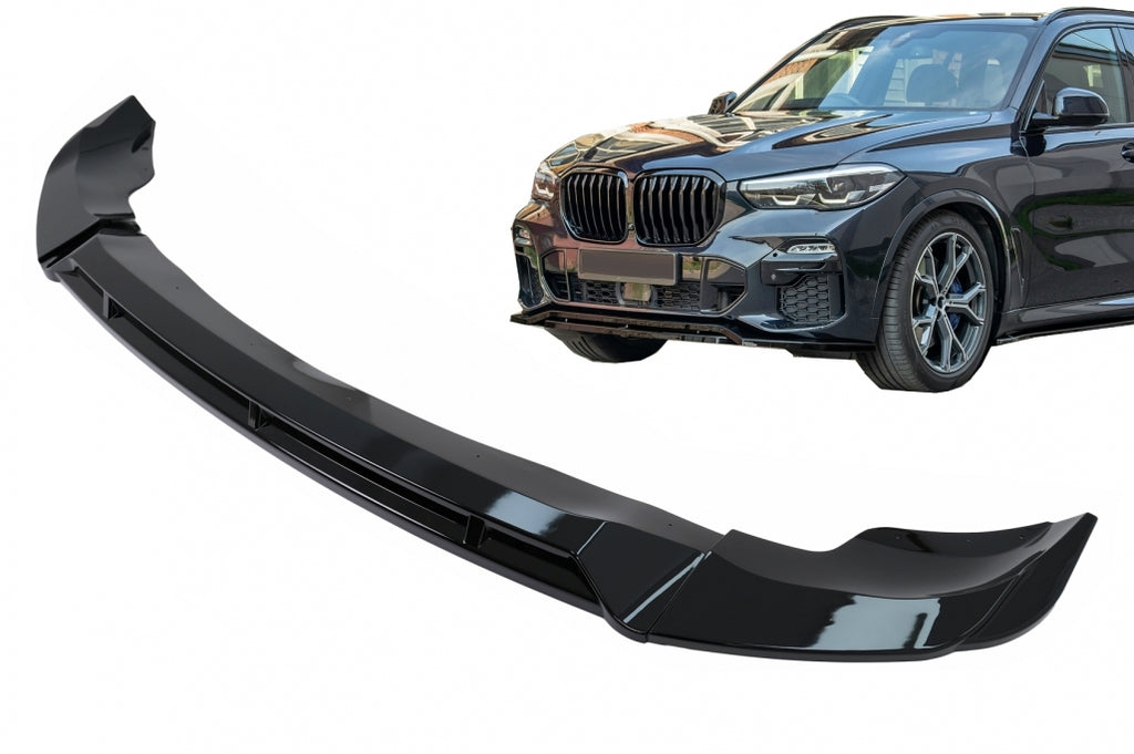 Lip Paraurti Anteriore BMW X5 G05 M-Package (2018-2022) M Sport Nero Lucido