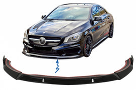 Lip Paraurti Anteriore Mercedes CLA45 C117 X117 (2013-2016) Nero Lucido