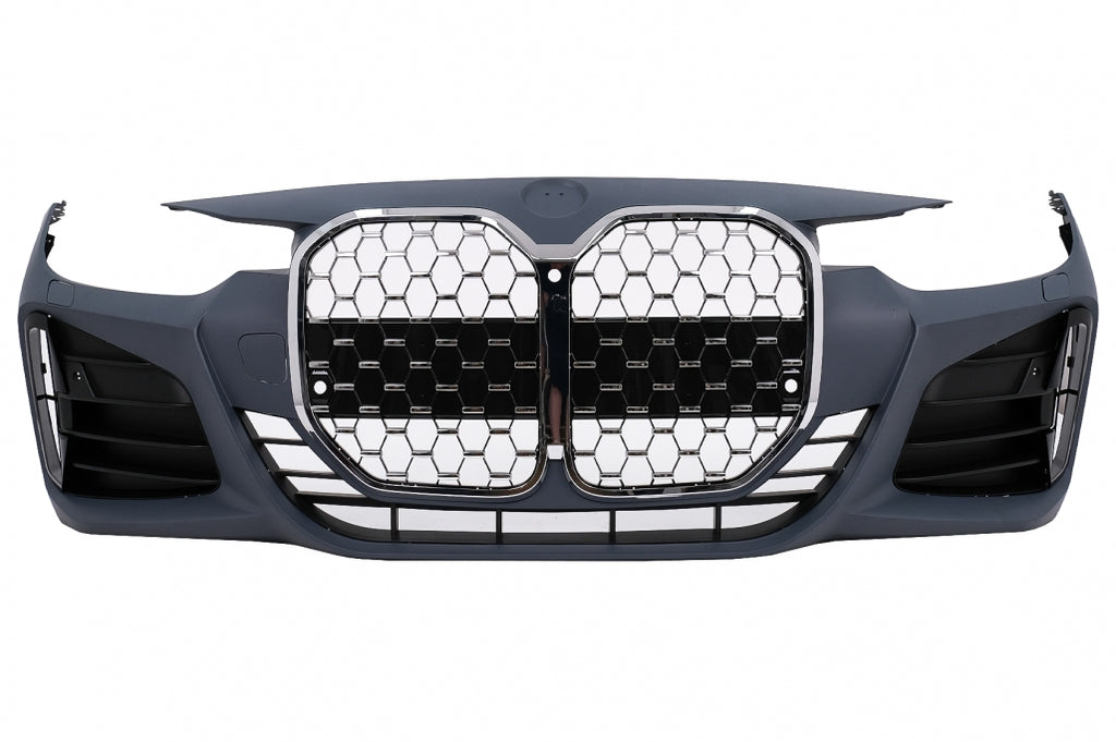 Paraurti Anteriore BMW Serie 3 F30 F31 Non LCI e LCI (2011-2018) Conversione in G80 M3 Design Chrome Grille
