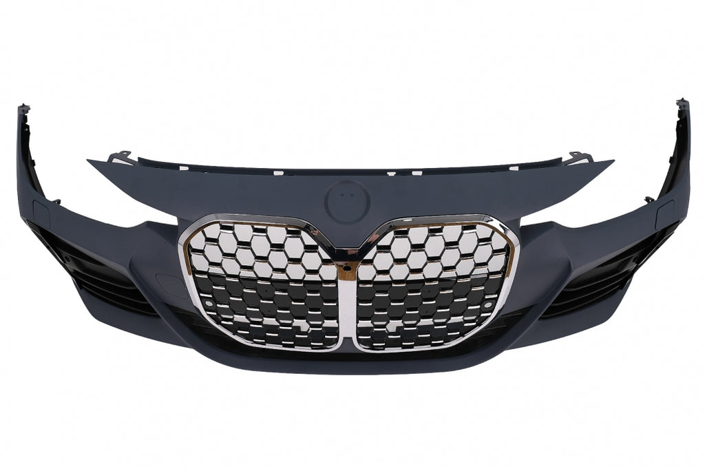Paraurti Anteriore BMW Serie 3 F30 F31 Non LCI e LCI (2011-2018) Conversione in G80 M3 Design Chrome Grille