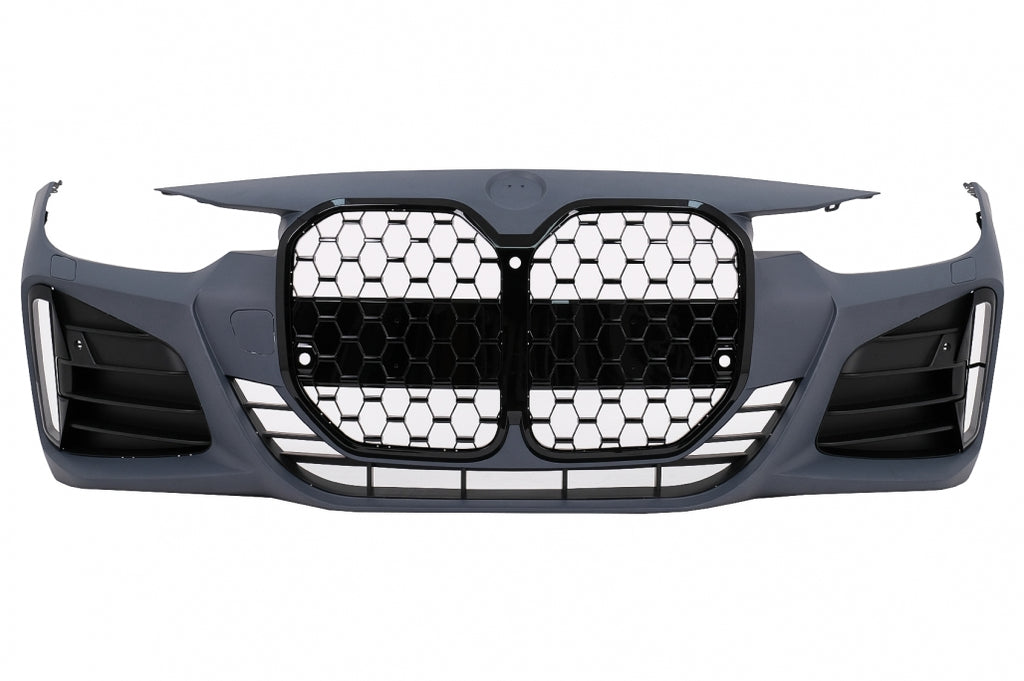 Paraurti Anteriore BMW Serie 3 F30 F31 Non LCI e LCI (2011-2018) Conversione in G80 M3 Design Nero Grille