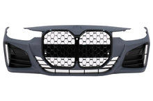 Carica l&#39;immagine nel visualizzatore di Gallery, Paraurti Anteriore BMW Serie 3 F30 F31 Non LCI e LCI (2011-2018) Conversione in G80 M3 Design Nero Grille