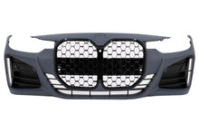 Load image into Gallery viewer, Paraurti Anteriore BMW Serie 3 F30 F31 Non LCI e LCI (2011-2018) Conversione in G80 M3 Design Nero Grille