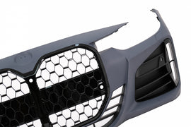 Paraurti Anteriore BMW Serie 3 F30 F31 Non LCI e LCI (2011-2018) Conversione in G80 M3 Design Nero Grille