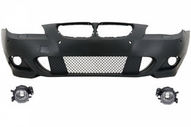 Paraurti Anteriore BMW Serie 5 E60 Sedan E61 LCI Touring (2007-2010) M-Technik Design PDC Fori sensori di parcheggio 18mm