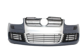 Paraurti Anteriore VW Golf MK5 (2003-2007) Jetta (2005-2010) R32 Look Brushed Aluminium Look Grille