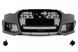 Paraurti Anteriore con Griglie Centrali Audi A6 C7 4G Facelift (2015-2018) RS6 Design