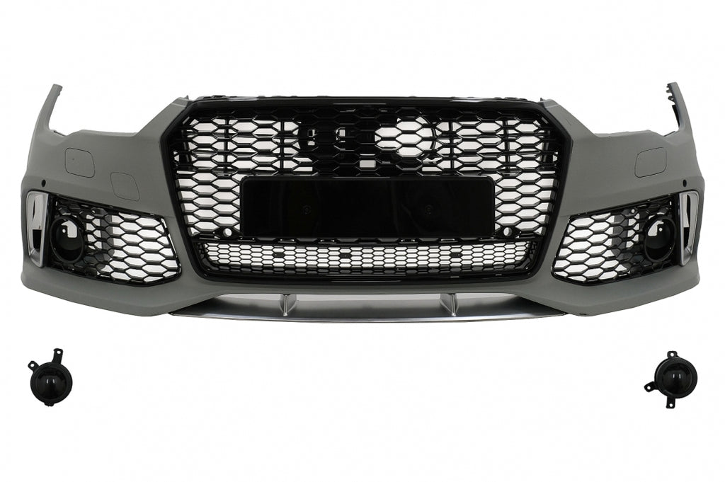 Paraurti Anteriore con Griglie Centrali Audi A7 4G Facelift (2015-2018) RS7 Design