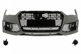 Paraurti Anteriore con Griglie Centrali Audi A7 4G Facelift (2015-2018) RS7 Design