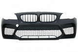 Paraurti Anteriore con Griglie Centralis BMW Serie 5 F10 F11 (2011-2017) G30 M5 Design Senza PDC Fori sensori di parcheggio