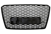 Carica l&#39;immagine nel visualizzatore di Gallery, Griglia Anteriore Audi A8 D4 Facelift (2014-2017) RS8 Design Nero Lucido