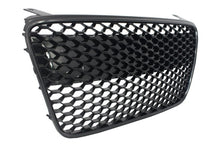 Carica l&#39;immagine nel visualizzatore di Gallery, Griglia Anteriore Audi R8 (2007-2012) Honeycomb Nero Lucido