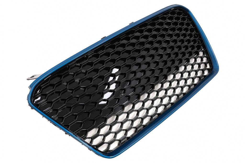 Griglia Anteriore Audi R8 42 Prima Generazione Facelift (2013-2015) RS Design Nero Lucido Blue