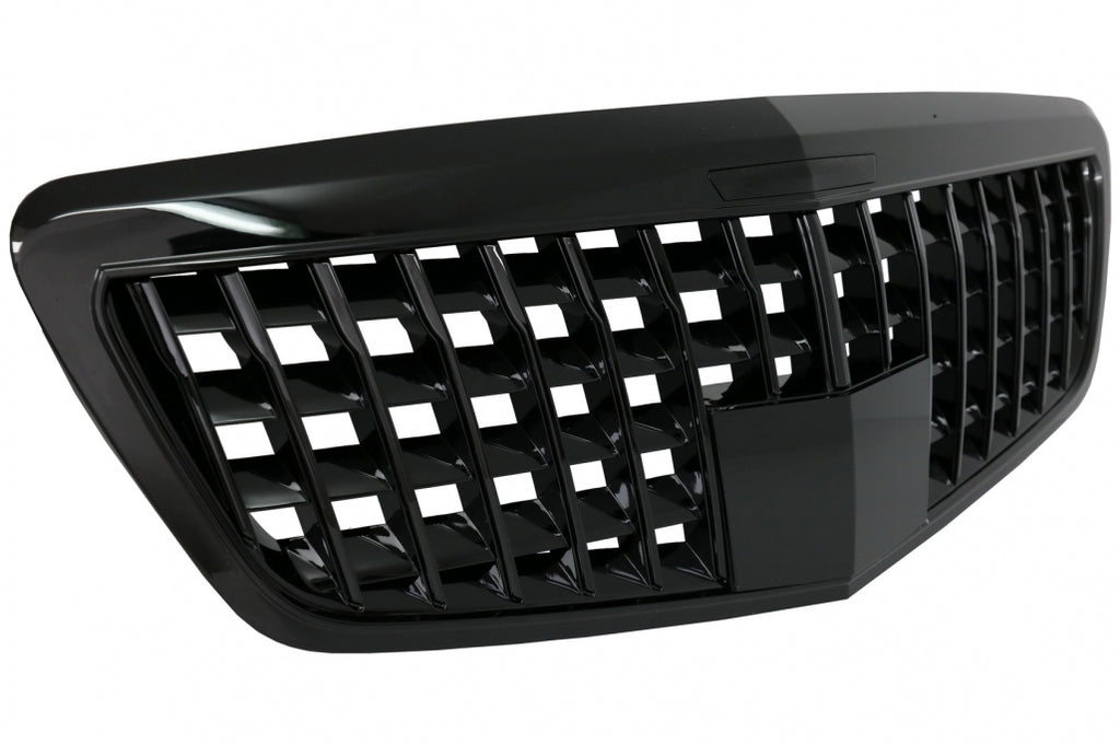 Griglia Anteriore Mercedes Classe S W221 Facelift (2010-2013) Vertical Design Nero Lucido
