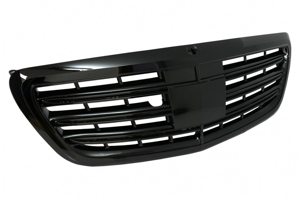 Griglia Anteriore Mercedes Classe S W222 (2014-08.2020) S63 S65 Design Nero Lucido