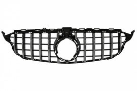 Griglia Anteriore Mercedes W205 Sedan S205 T-Modell A205 Cabriolet C205 Coupe Facelift (03.2018-2020) con 360 Chrome