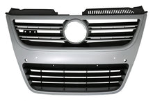 Carica l&#39;immagine nel visualizzatore di Gallery, Griglia Anteriore VW Passat 3C (2007-2010) Silver Aluminium Look