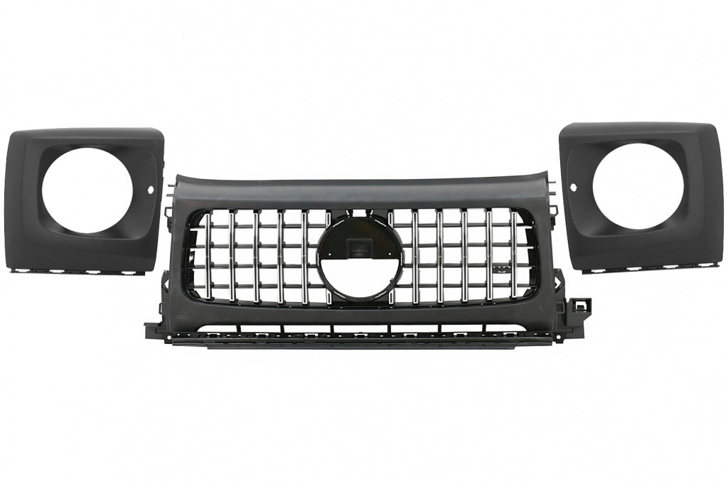 Griglia Anteriore con Cover Fari Mercedes Classe G W464 W463A G63 AMG (06.2018+) GT-R Panamericana Design