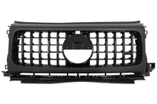 Carica l&#39;immagine nel visualizzatore di Gallery, Griglia Anteriore con Cover Fari Mercedes Classe G W464 W463A e G63 AMG (06.2018+) GT-R Panamericana Design Nero Lucido