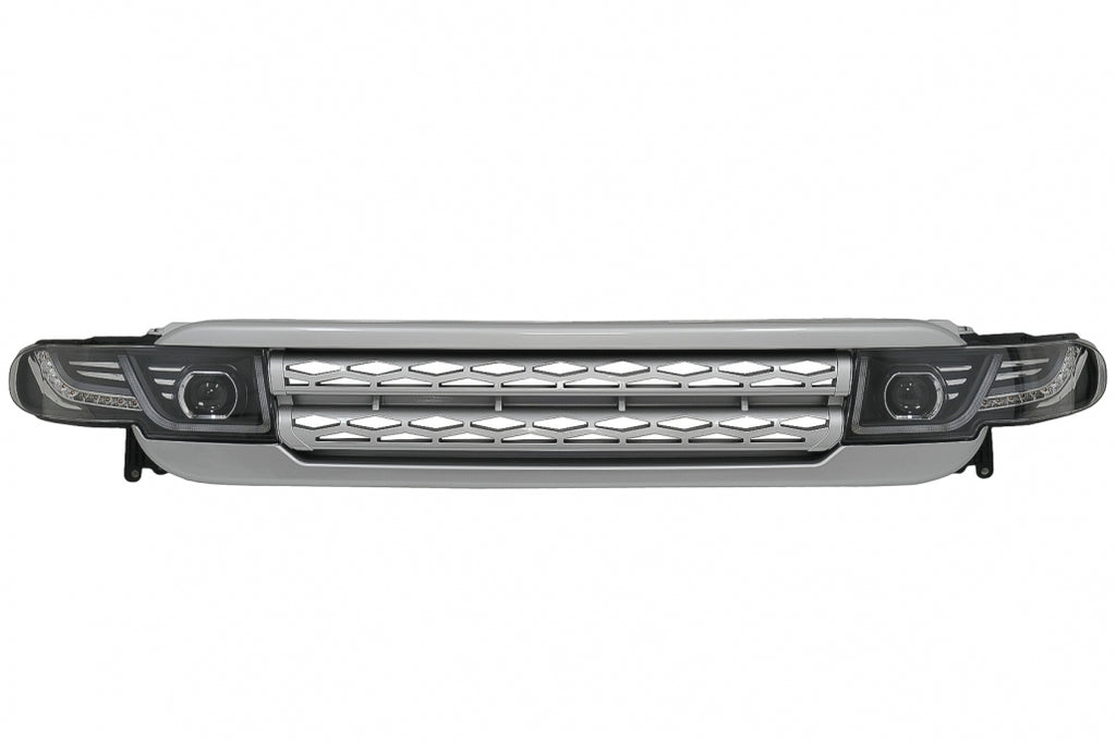 Griglia Anteriore con Fari Anteriori LED Bi-Xenon Look Toyota FJ Cruiser XJ10 (2007-2015) con Freccia Sequenziale