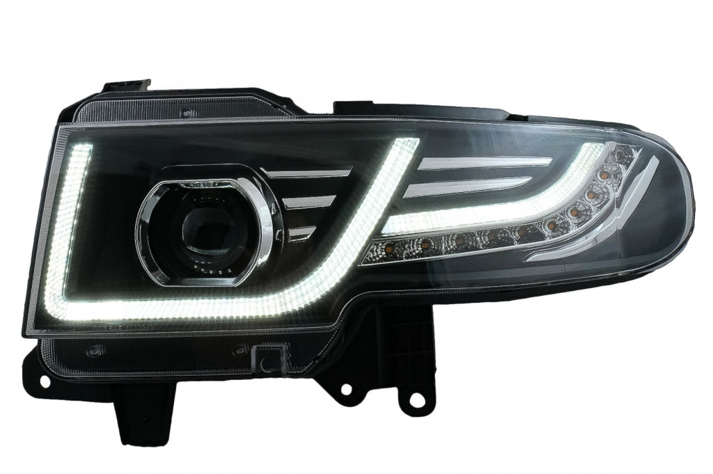 Griglia Anteriore con Fari Anteriori LED Bi-Xenon Look Toyota FJ Cruiser XJ10 (2007-2015) con Freccia Sequenziale