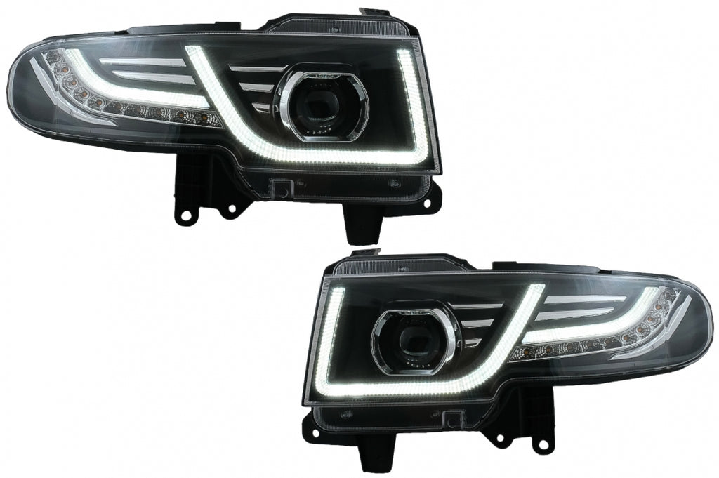 Griglia Anteriore con Fari Anteriori LED Bi-Xenon Look Toyota FJ Cruiser XJ10 (2007-2015) con Freccia Sequenziale