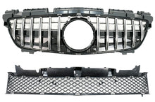 Carica l&#39;immagine nel visualizzatore di Gallery, Griglia Anteriore con Griglia inferiore Mercedes SLK R172 (2011-2015) GT-R Panamericana Design Chrome