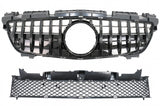 Griglia Anteriore con Griglia inferiore Mercedes Classe SLK R172 (2011-2015) GT-R Panamericana Design Nero