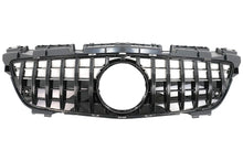 Carica l&#39;immagine nel visualizzatore di Gallery, Griglia Anteriore con Griglia inferiore Mercedes Classe SLK R172 (2011-2015) GT-R Panamericana Design Nero