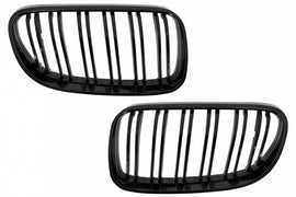 Griglie Reni Anteriori BMW Serie 3 E92 E93 Coupe Convertible LCI (2010-2015) Double Stripe Nero Lucido