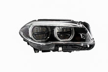 Carica l&#39;immagine nel visualizzatore di Gallery, Fari Anteriori Full LED Angel Eyes BMW Serie 5 F10 F11 LCI (2014-2017)
